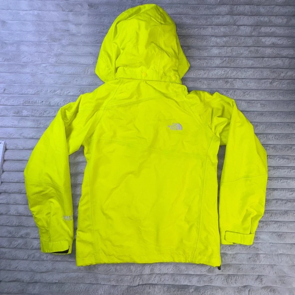 The North Face Jacket Mens XS Gore-Tex Performance Shell Neon Yellow‎ Rain Coat